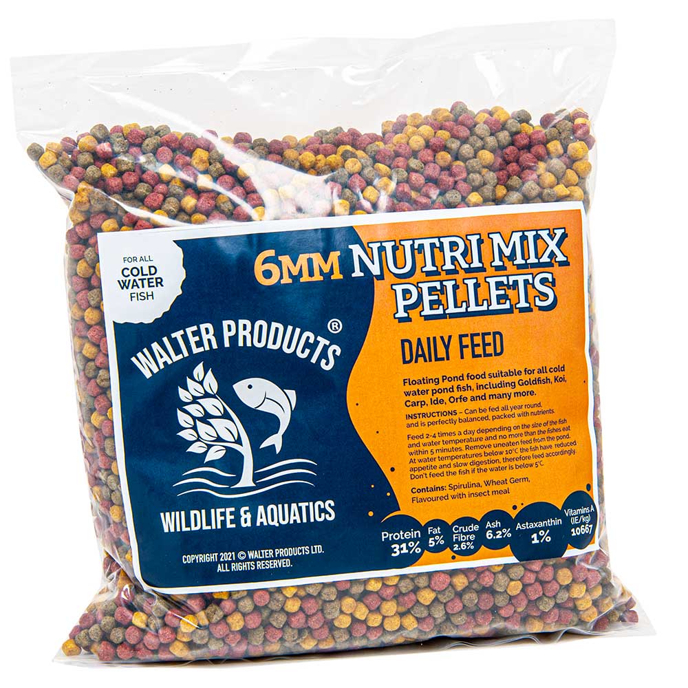 Walters All Round Nutri Mix 6mm Pond Fish Food